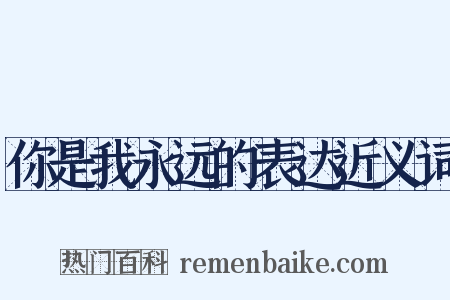 你是我永远的表达近义词是什么意思的图片
